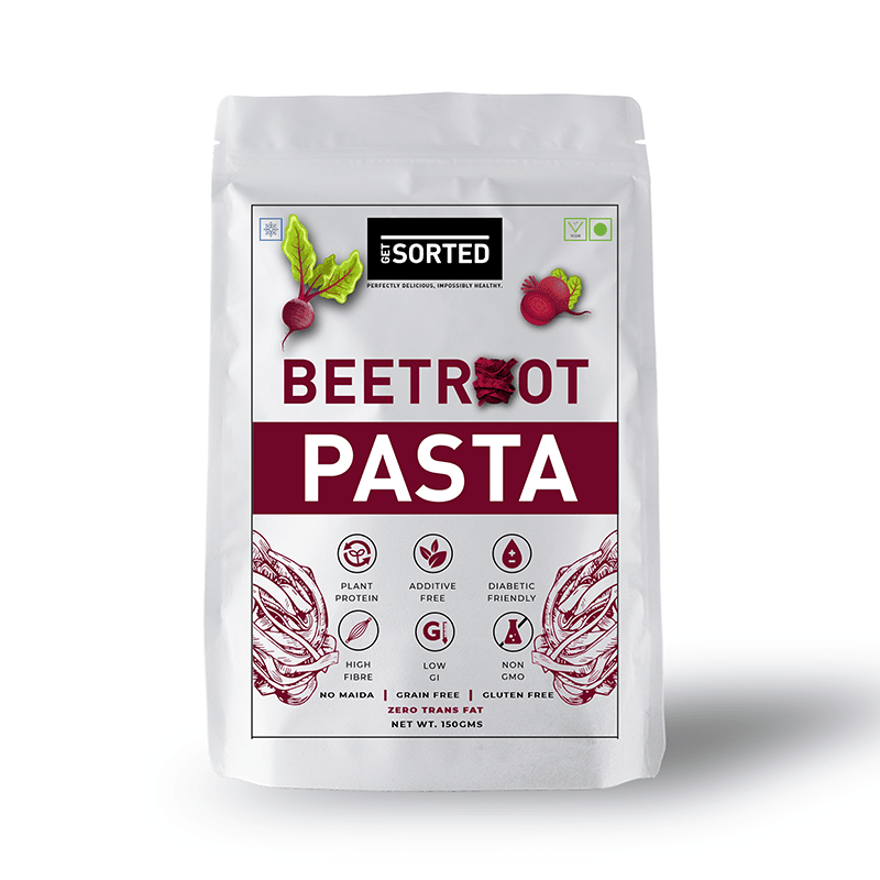 Beetroot Pasta – Fettuccini (Gluten-Free, Vegan)