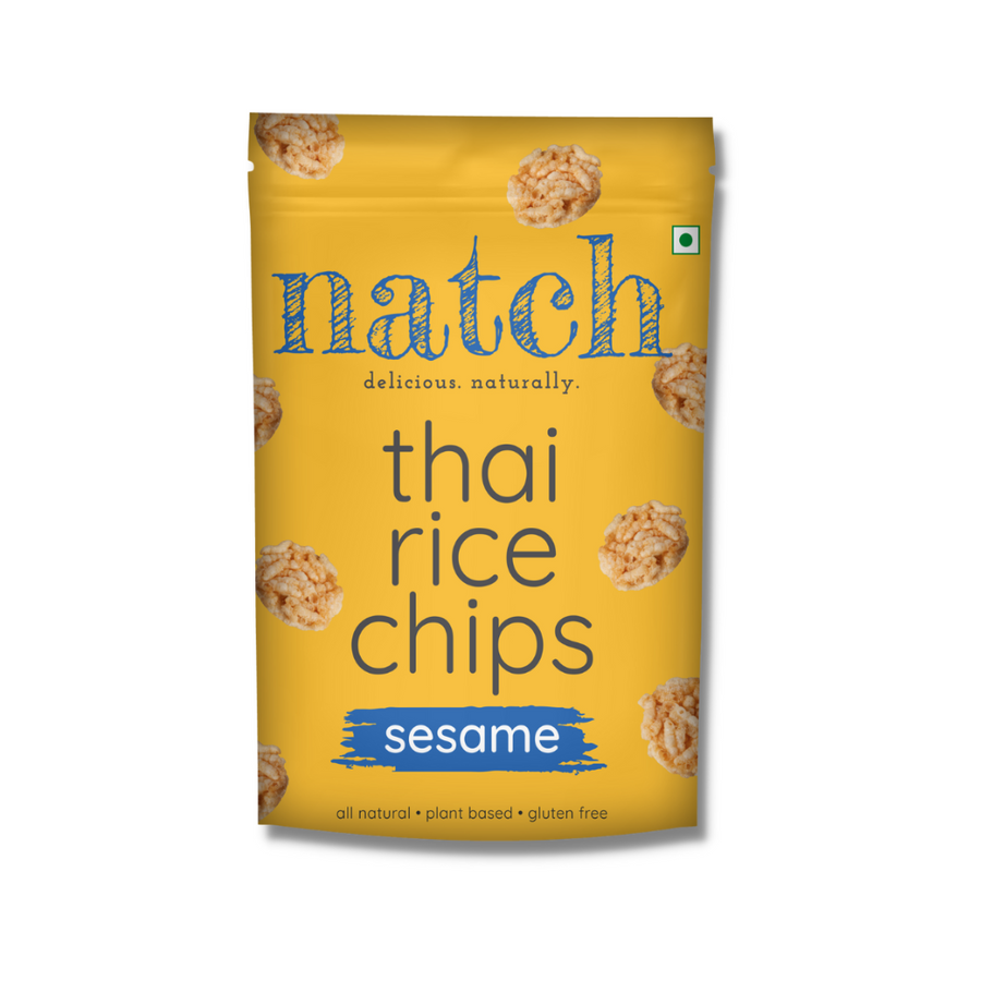 Thai Rice Crackers (Sesame)
